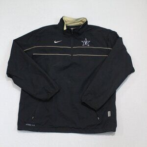 Nike Storm Fit Black Men Windbreaker Vanderbilt NCAA Size Meduim